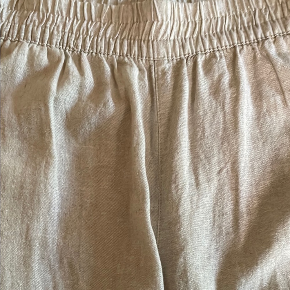 Old Navy Beige Linen Blend Pants